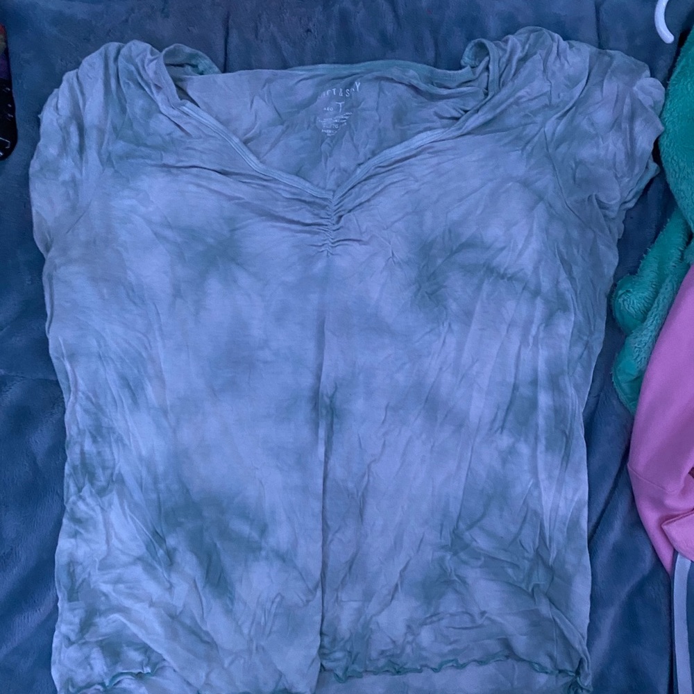 soft & sexy tight fitting t-shirt, tie dyed